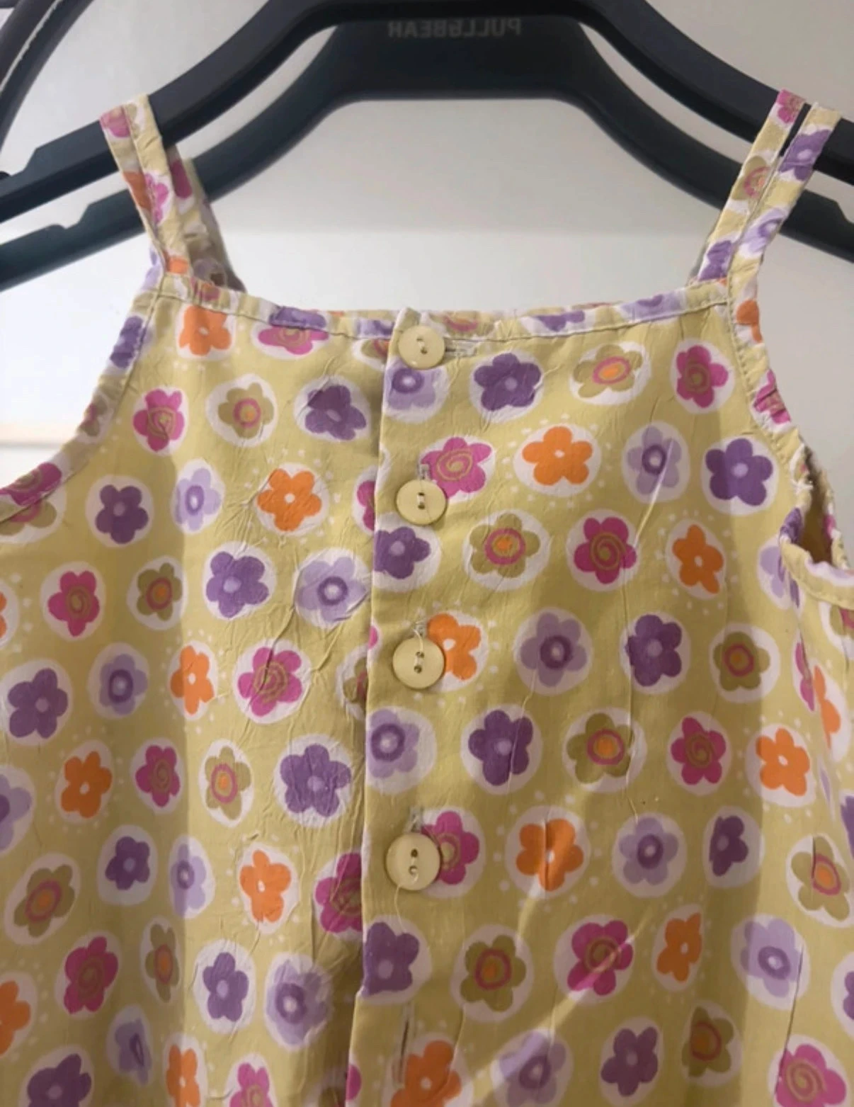 🔵 Vestido retrô com babados verde amêndoa e flores - estilo boêmio – photo 5